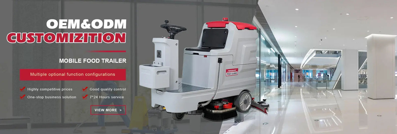 Automatische Bodenwaschmaschine